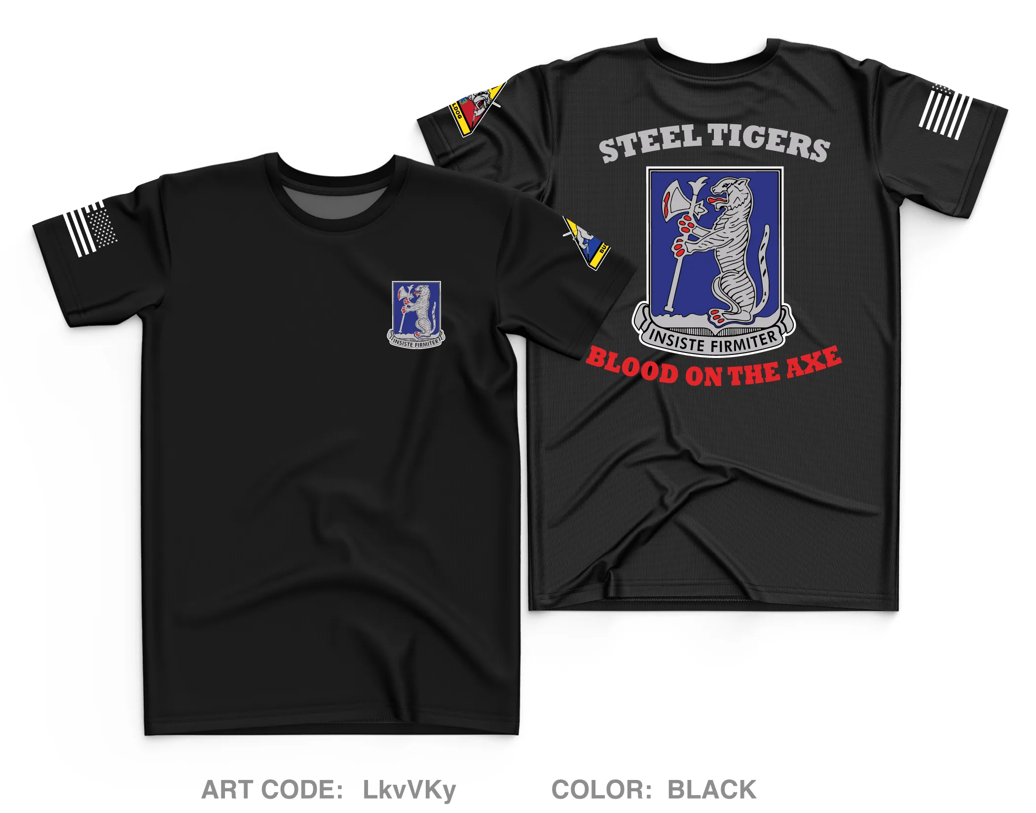 1-77 AR BN Core Men's SS Performance Tee - LkvVKy