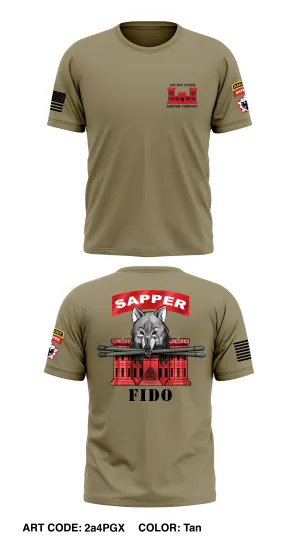 1st PLT 570th Sapper Company Store 1 Core Men's SS Performance Tee - 2a4PGX