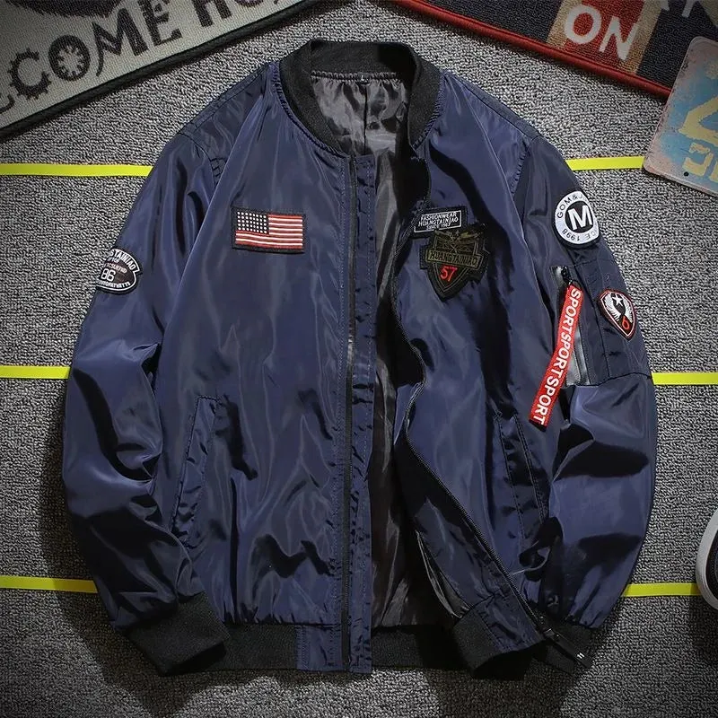 2024 Spring and Autumn New Fashion Trend Baseball Jacket Men's Casual Relaxed Comfortable Waterproof Large Size Coat M-4XL