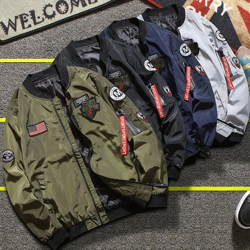 2024 Spring and Autumn New Fashion Trend Baseball Jacket Men's Casual Relaxed Comfortable Waterproof Large Size Coat M-4XL