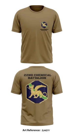 22nd Chemical Battalion  Store 1 Core Men's SS Performance Tee - zj4g7y