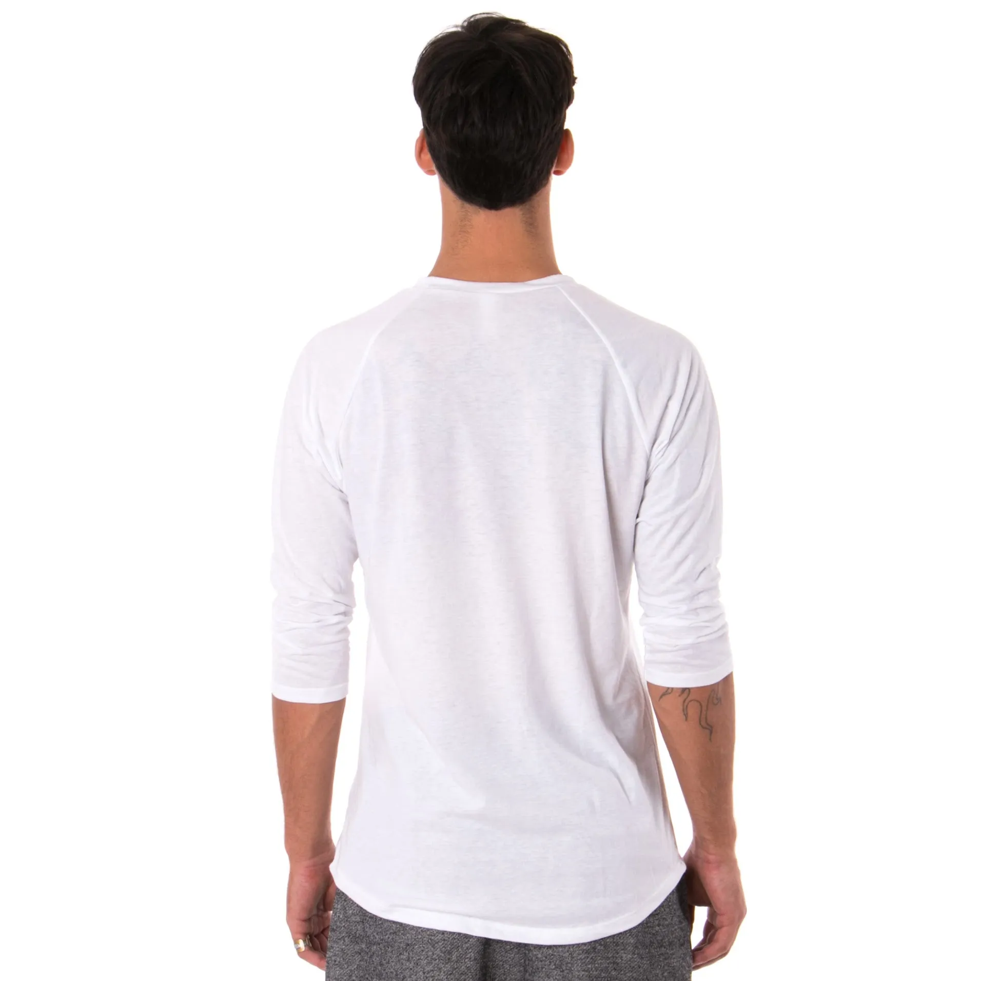3002 - Men's 3/4 Sleeve Baseball Tee