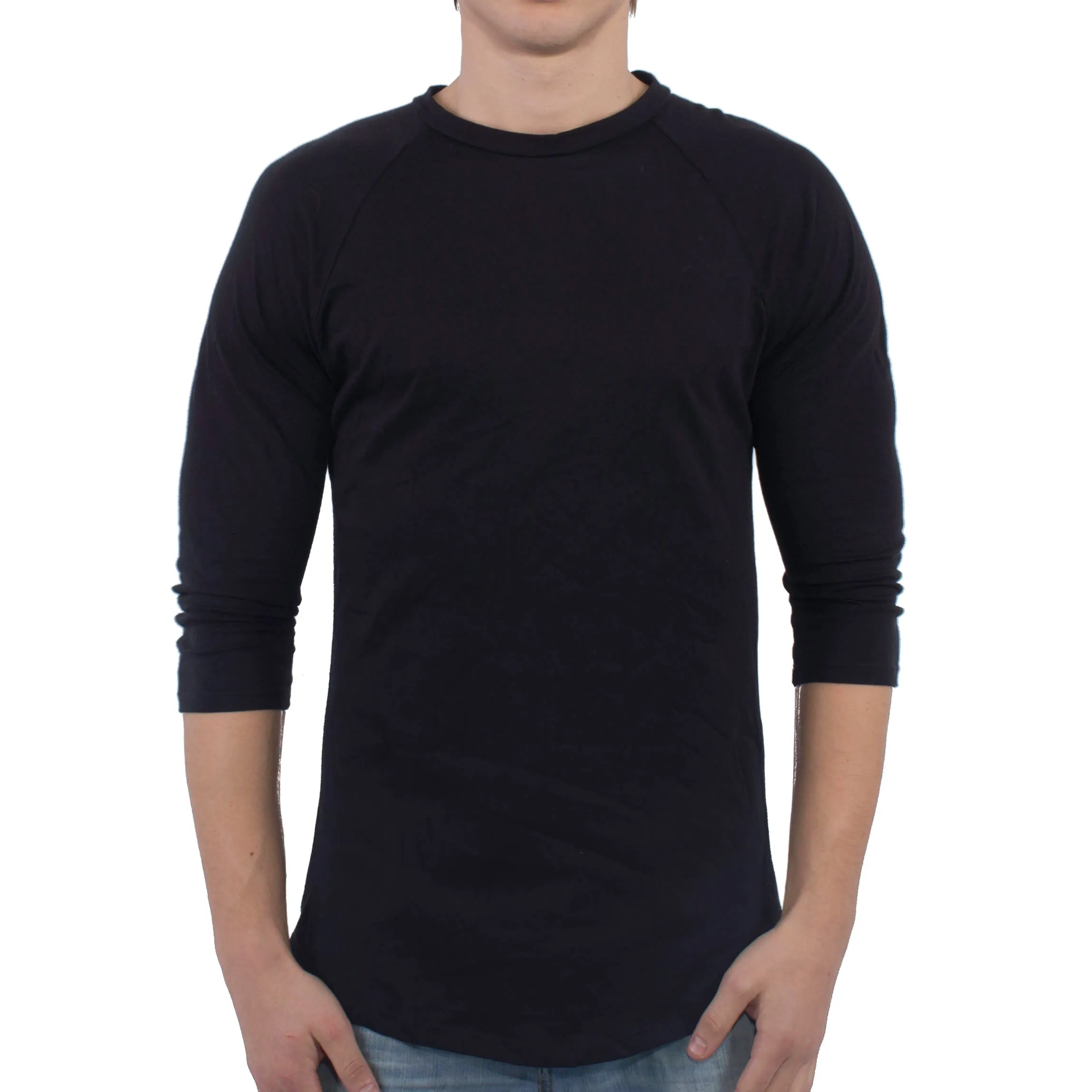 3002 - Men's 3/4 Sleeve Baseball Tee