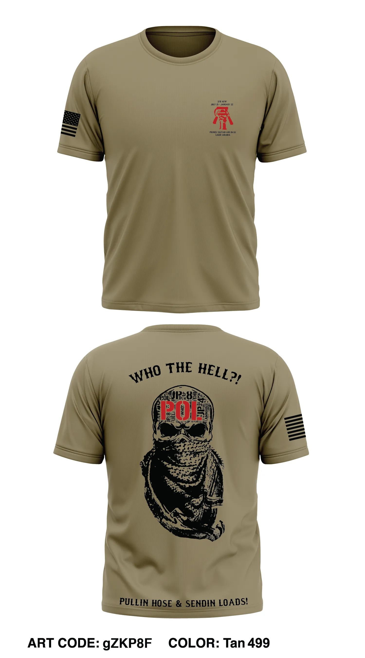 378th ELRS/POL Store 2 Core Men's SS Performance Tee - gZKP8F