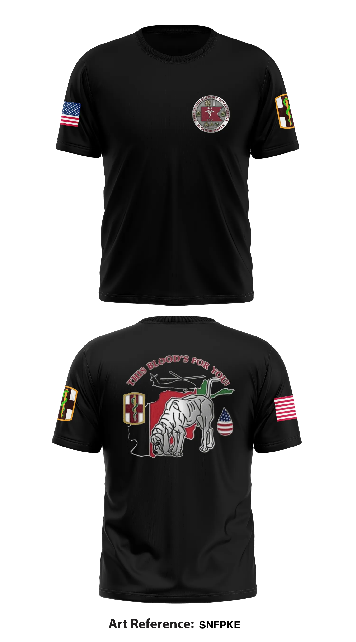 440th Blood Support Detachment Core Men's SS Performance Tee - sNfpkE