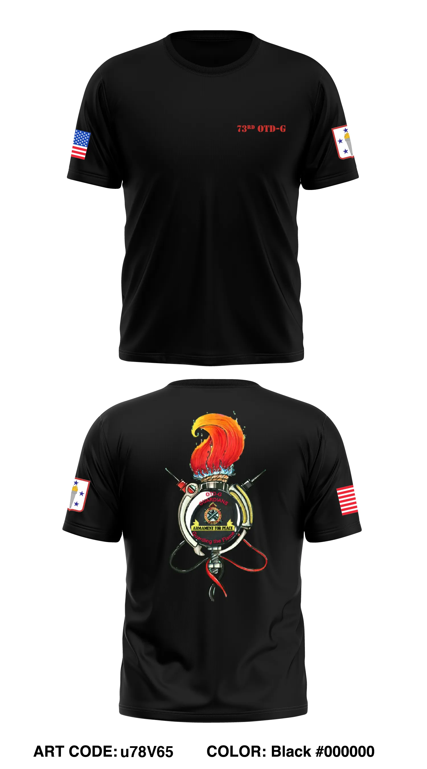 73rd OTD-G Core Men's SS Performance Tee - u78V65