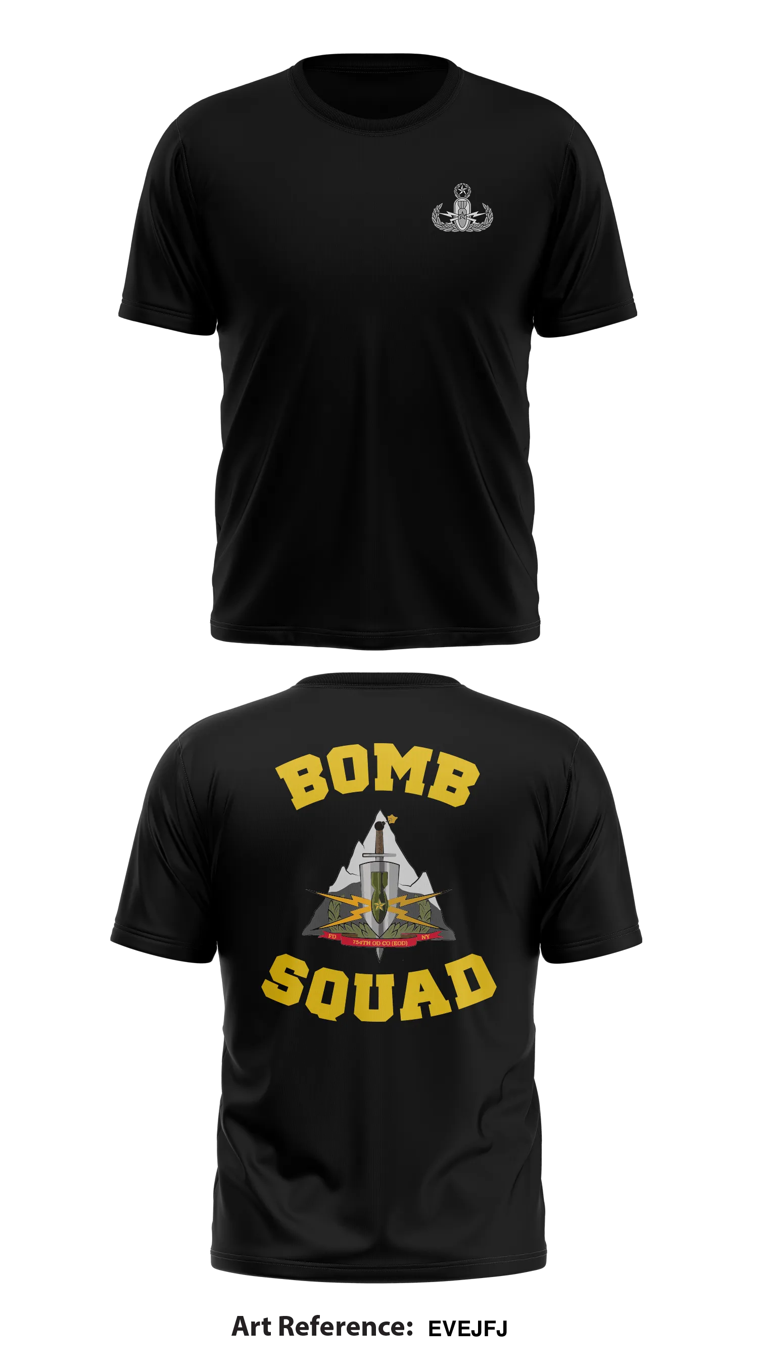 754th OD Co EOD Store 1 Core Men's SS Performance Tee - EvEJfj