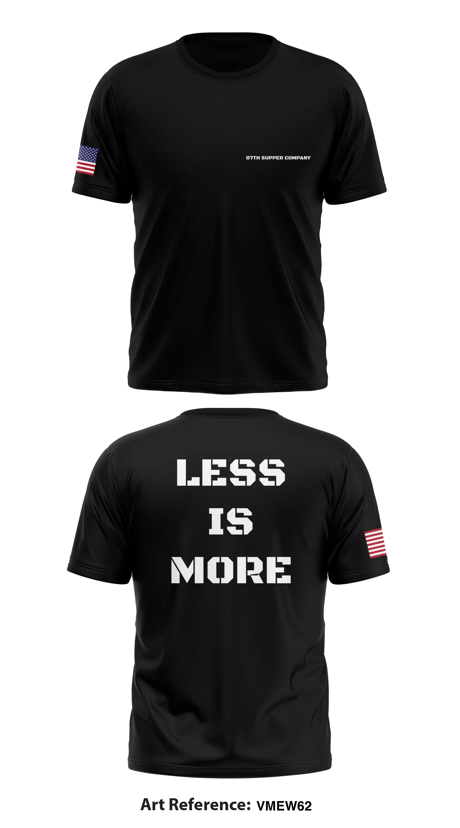 87th supper company Store 1 Core Men's SS Performance Tee - aH3Nrn