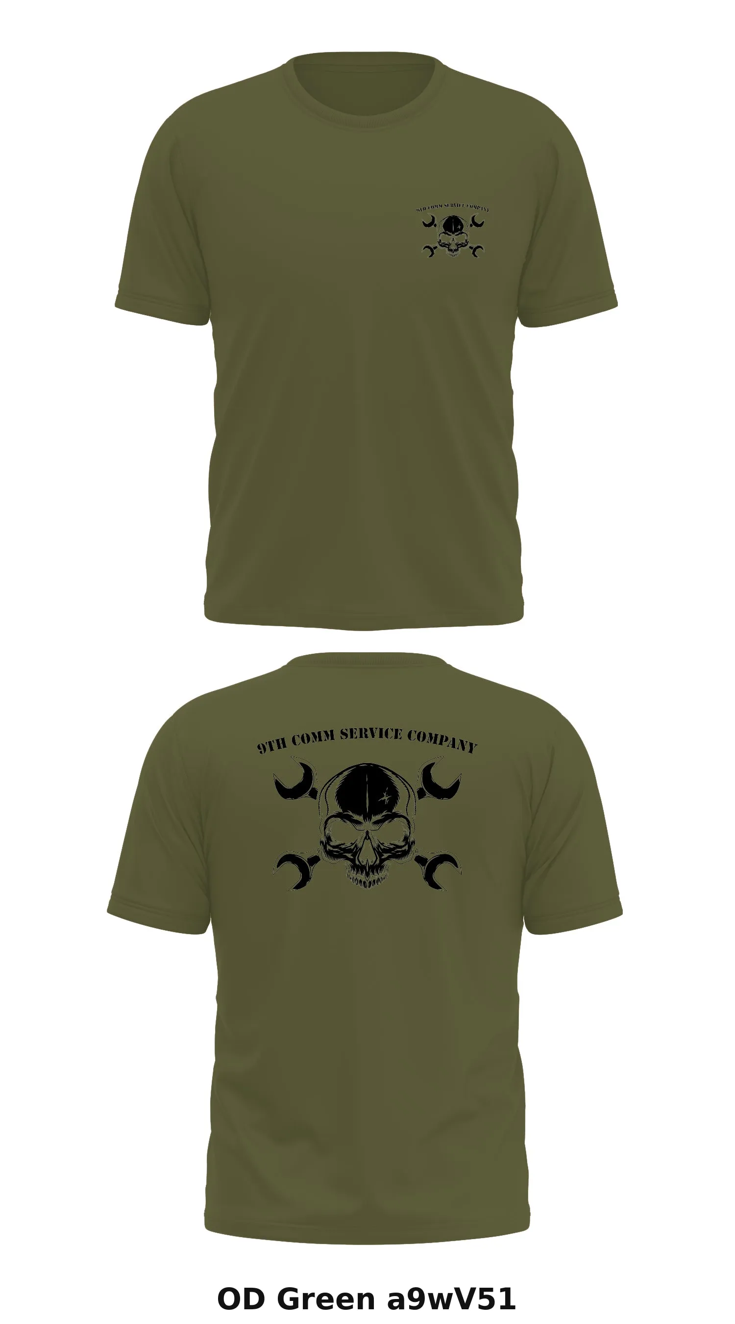 9th Comm Service Company  Store 1 Core Men's SS Performance Tee - a9wV51