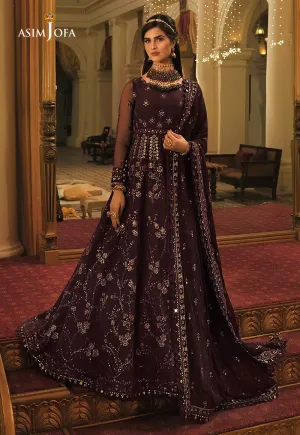 AJST-05 | Asim Jofa Sadqay Tumharay Eid Collection 2022 | Unstitched Embroidered Chiffon Suits
