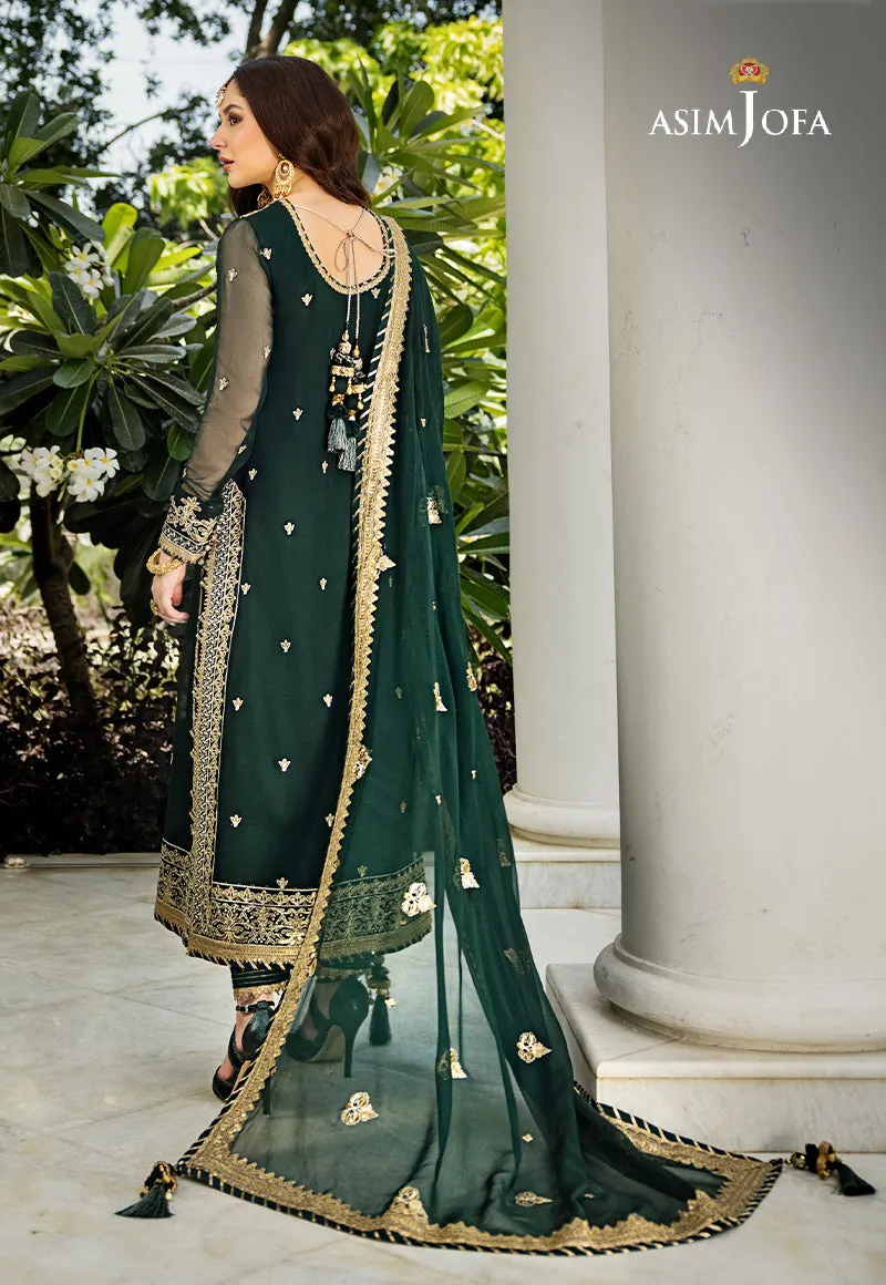 AJZS-04 | Asim Jofa Zari Sitara Luxury Eid Festive Collection 2023 | Unstitched Embrodried Suits
