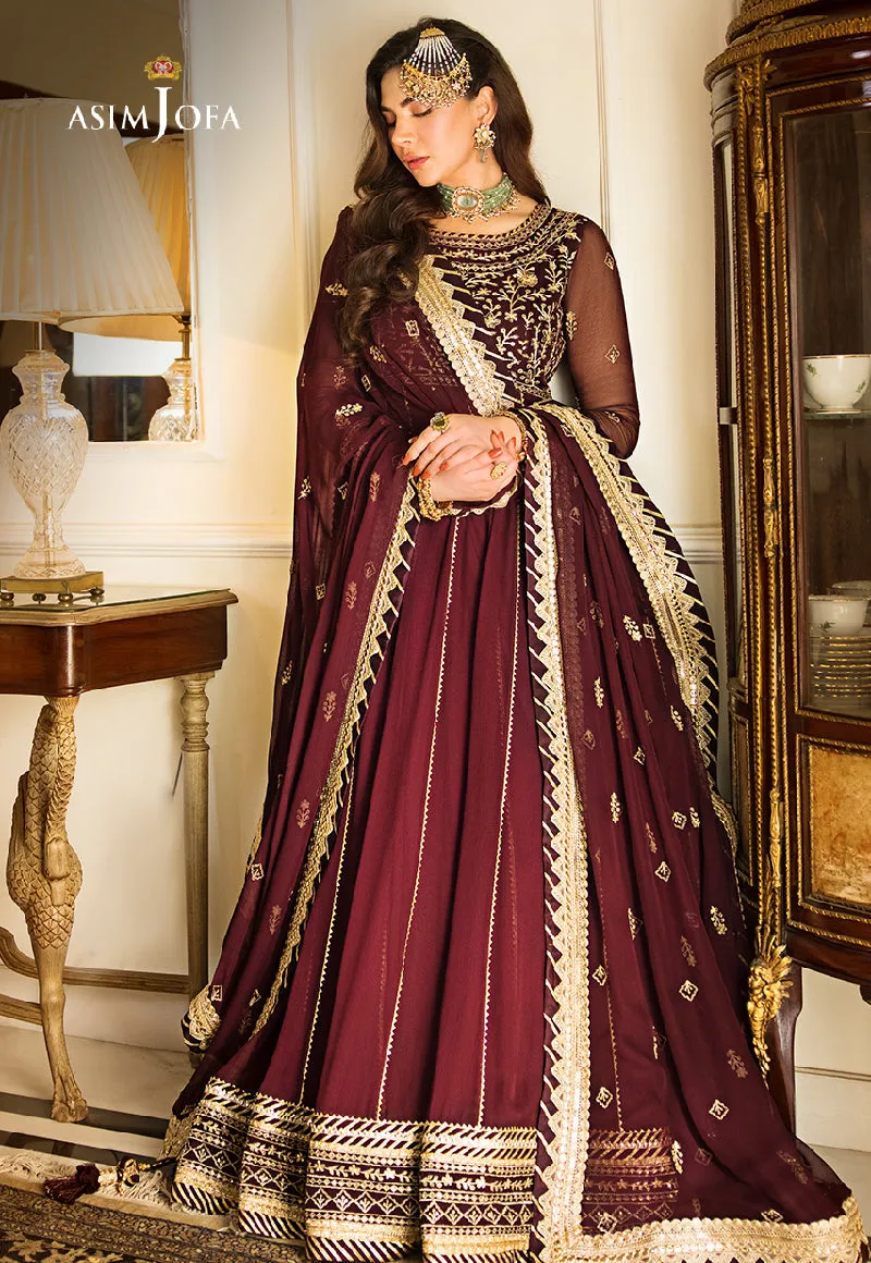 AJZS-05 | Asim Jofa Zari Sitara Luxury Eid Festive Collection 2023 | Unstitched Embrodried Suits