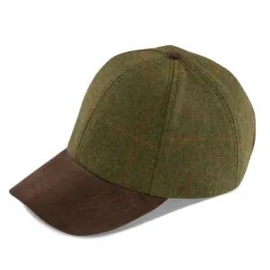 ALAN PAINE Combrook Mens Tweed Baseball Cap - Maple