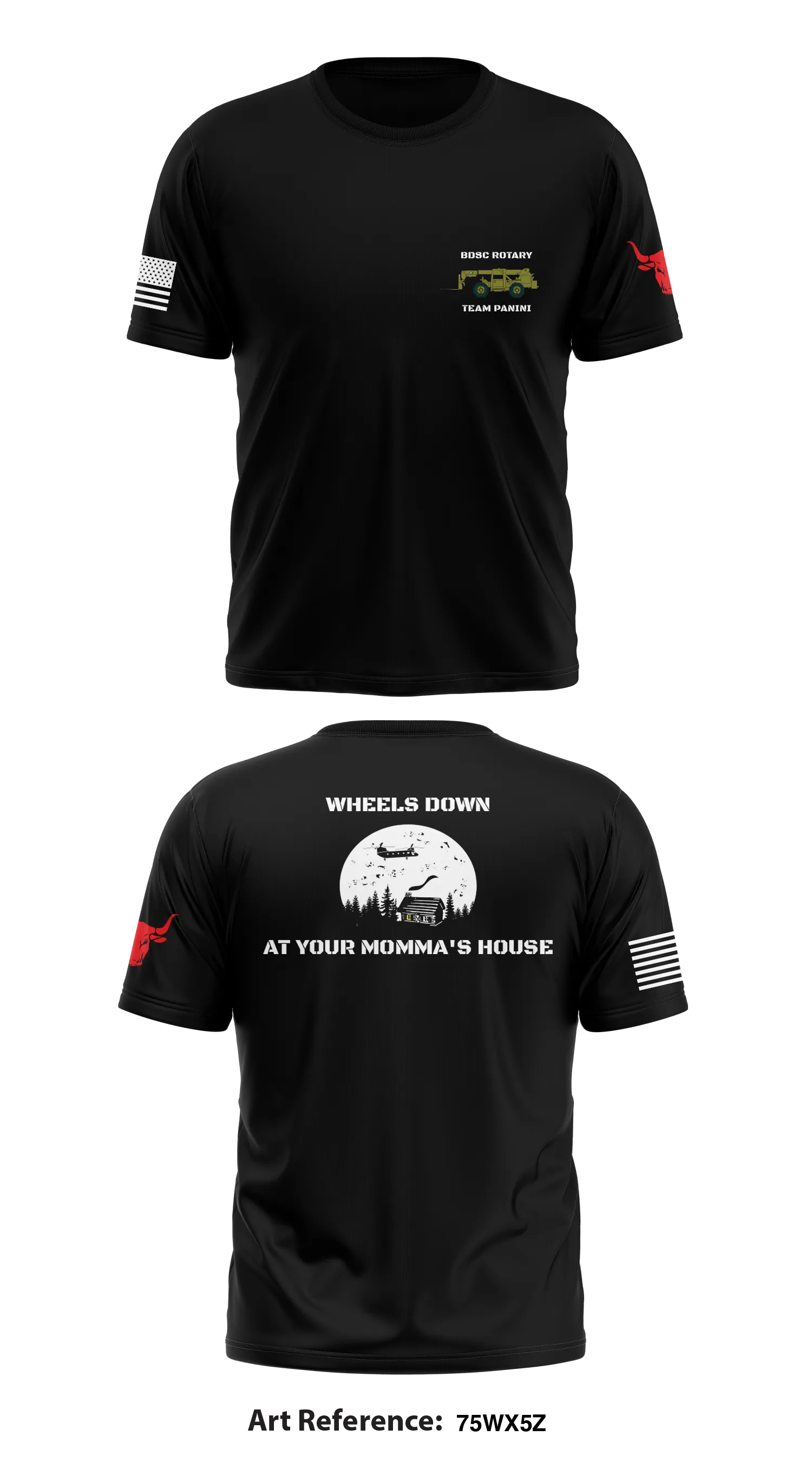 Alpha Company 834 ASB Store 1 Core Men's SS Performance Tee - 75Wx5Z