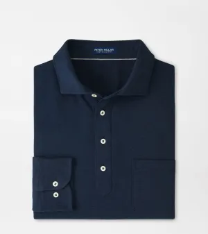 Amble Long Sleeve Cotton Cashmere Polo