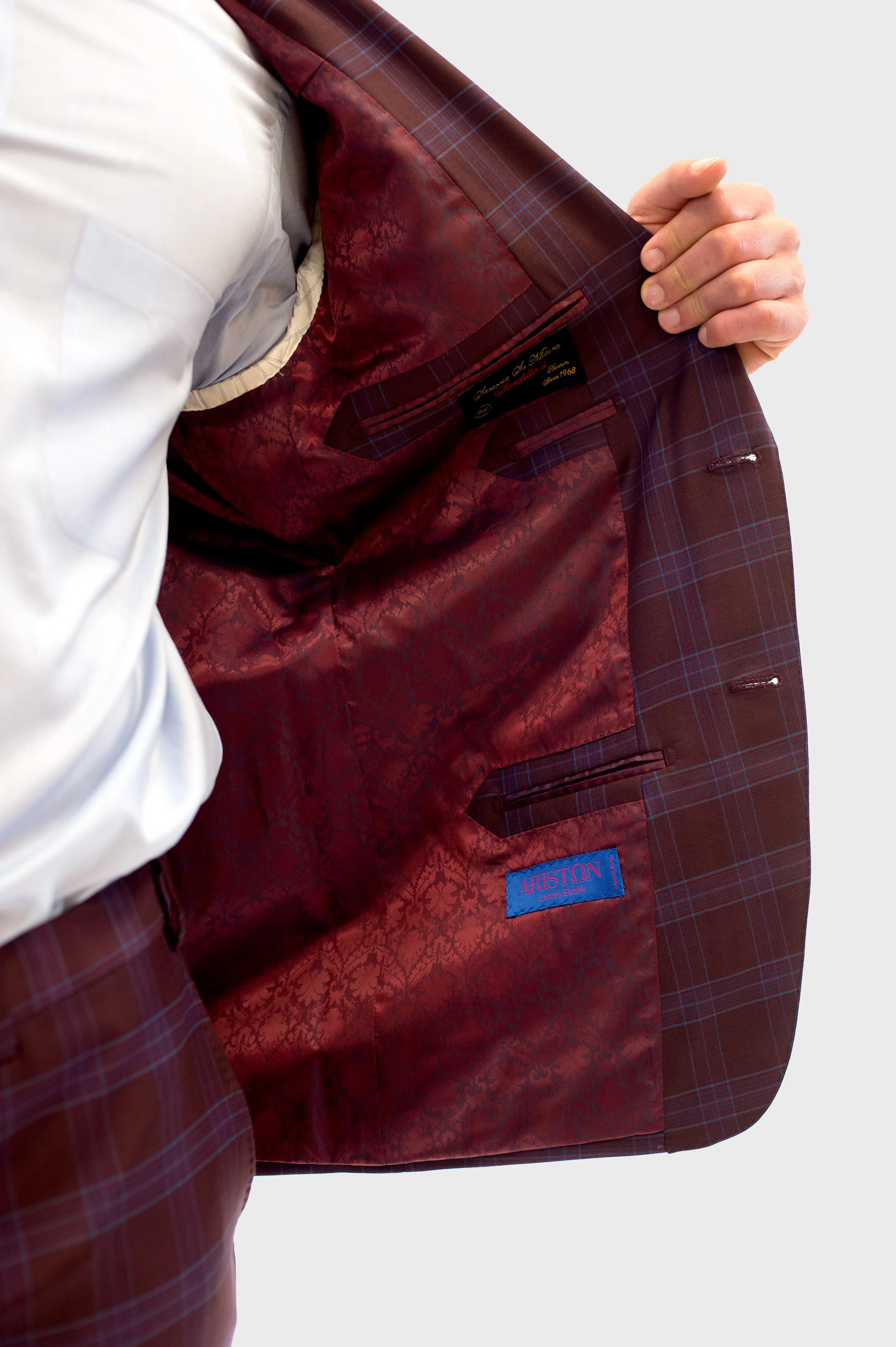Ariston Premium Plaid Suit