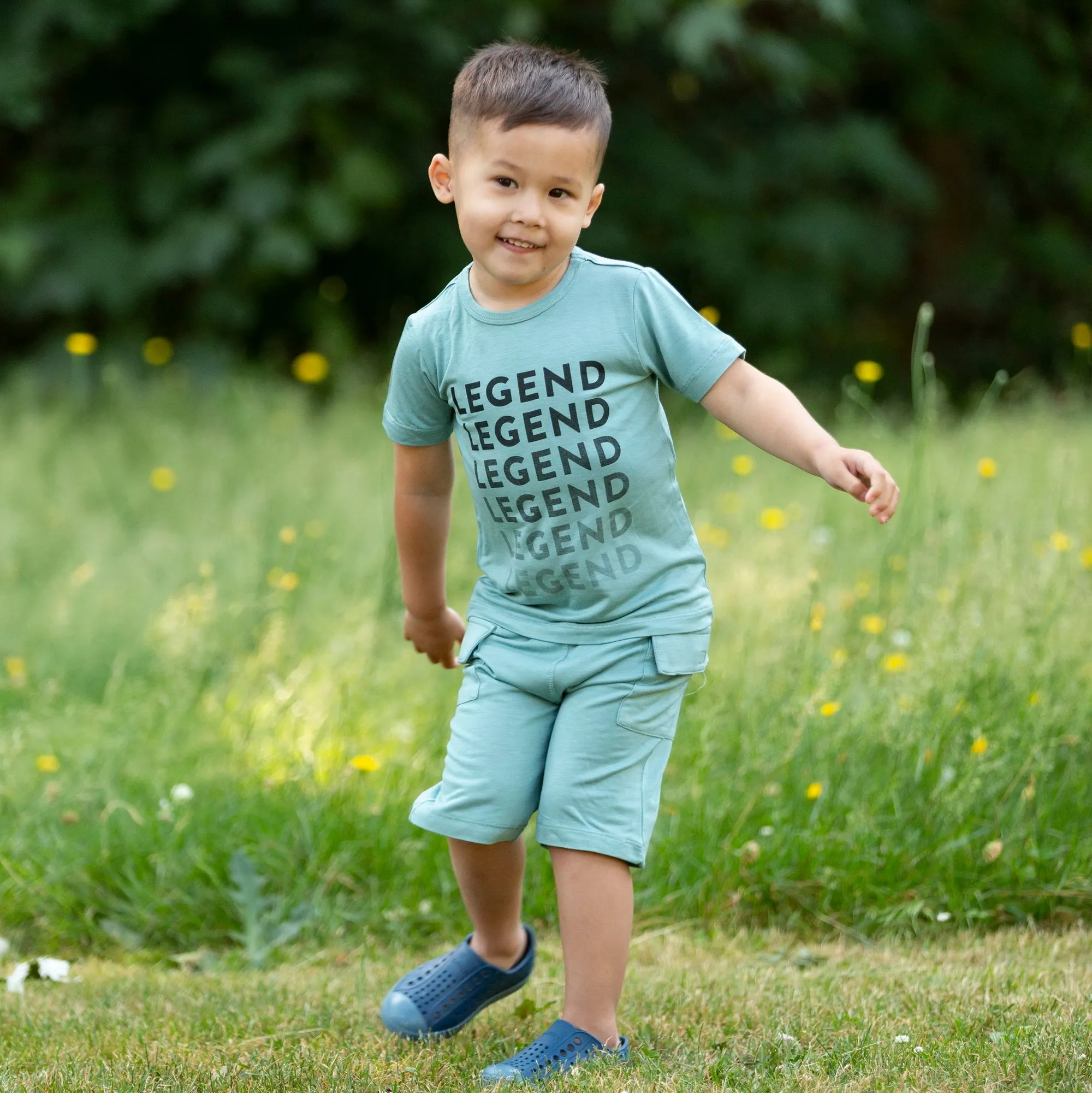 Bamboo Short Sleeve Tee (Mineral)