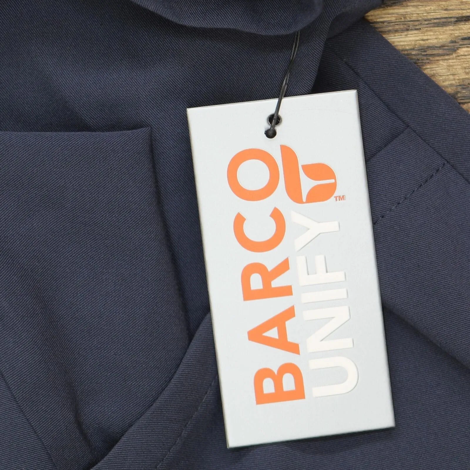 Barco Womens Unify Zip Front Scrub Shirt Top 166ffe6908e00f Blue Gray 3XL