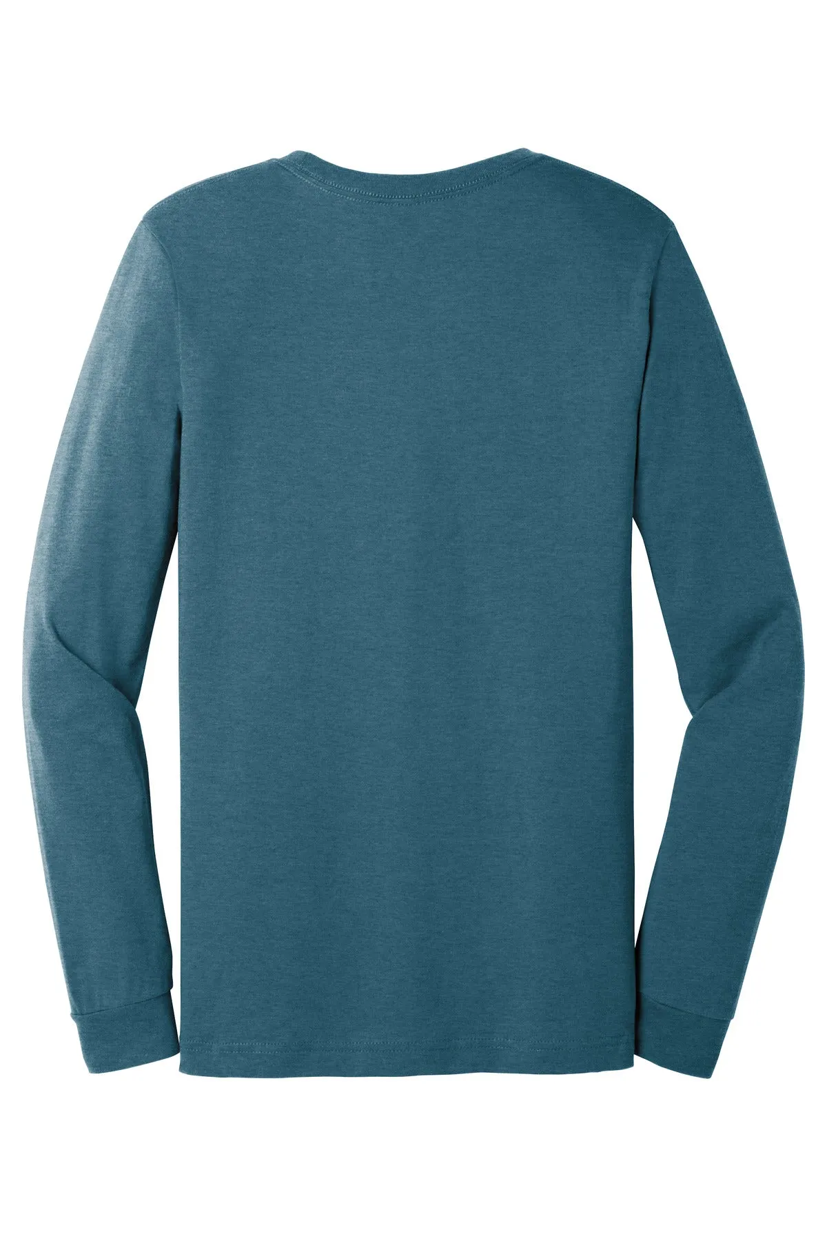 BELLA CANVAS Unisex Heather CVC Long Sleeve Tee BC3501CVC Heather Deep Teal