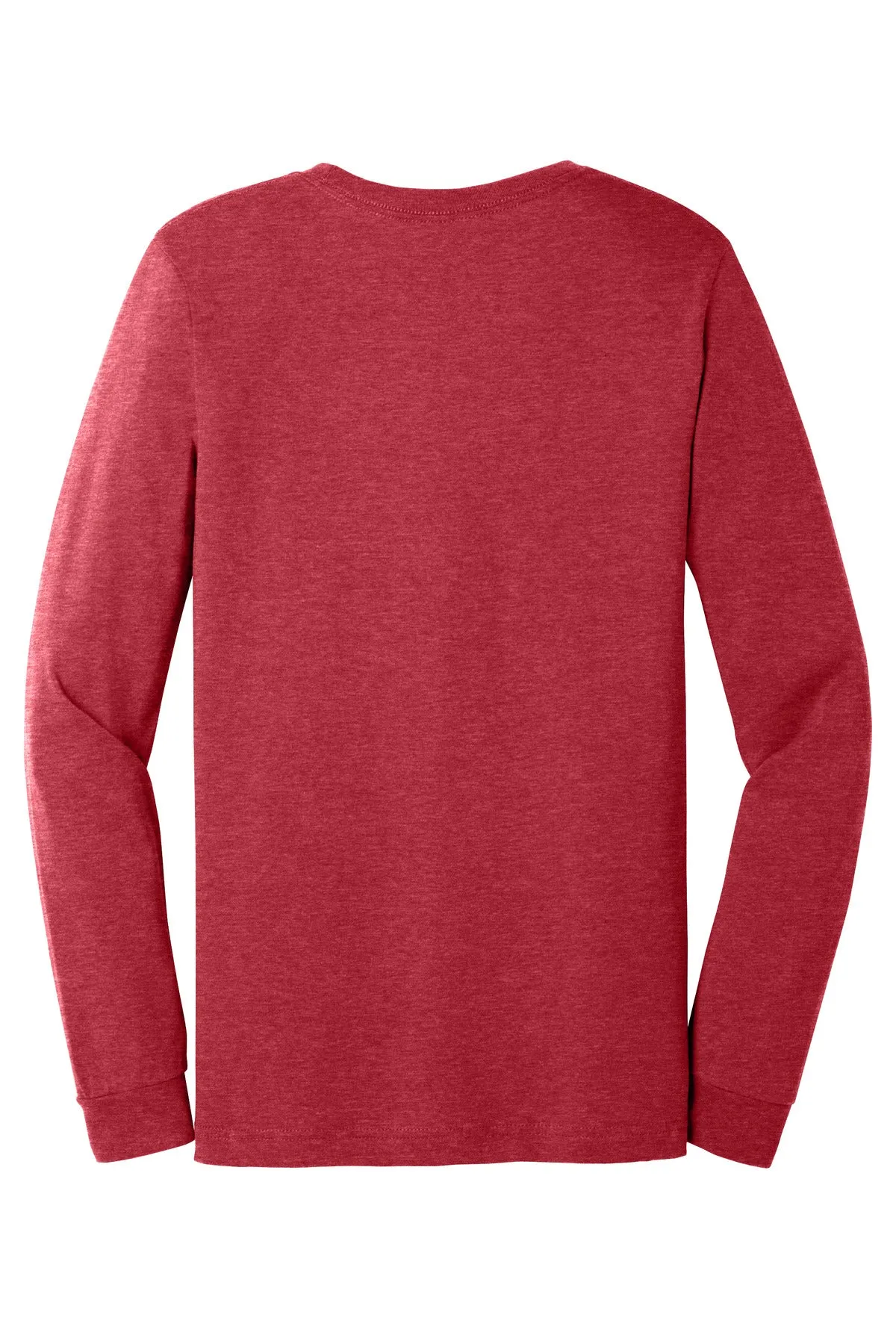 BELLA CANVAS Unisex Heather CVC Long Sleeve Tee BC3501CVC Heather Red