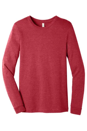BELLA CANVAS Unisex Heather CVC Long Sleeve Tee BC3501CVC Heather Red