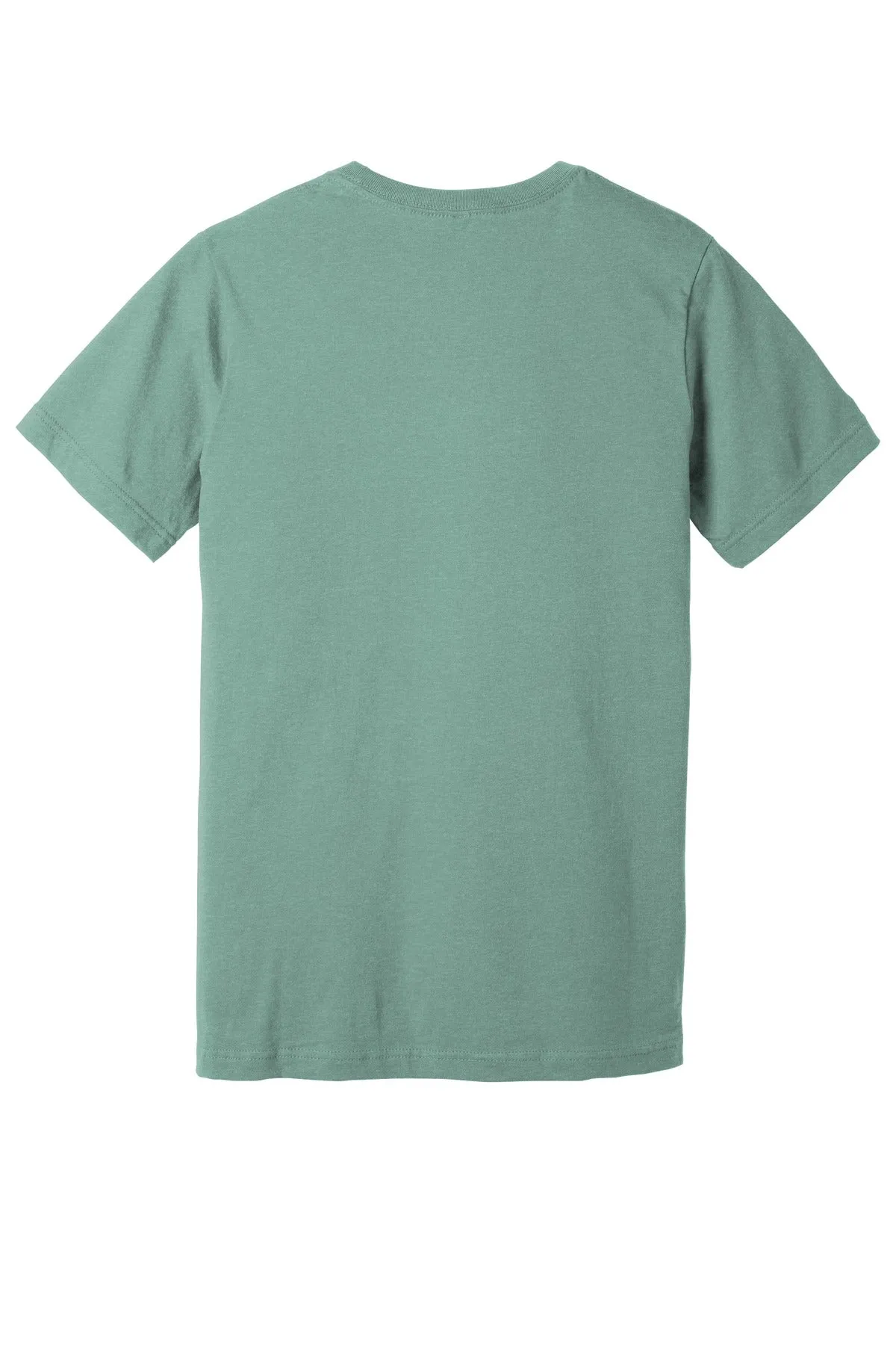 BELLA CANVAS  Unisex Heather CVC Short Sleeve Tee. BC3001CVC Heather Dusty Blue