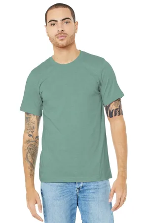 BELLA CANVAS  Unisex Heather CVC Short Sleeve Tee. BC3001CVC Heather Dusty Blue