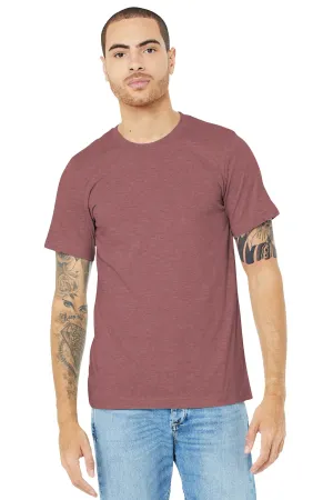 BELLA CANVAS  Unisex Heather CVC Short Sleeve Tee. BC3001CVC Heather Mauve