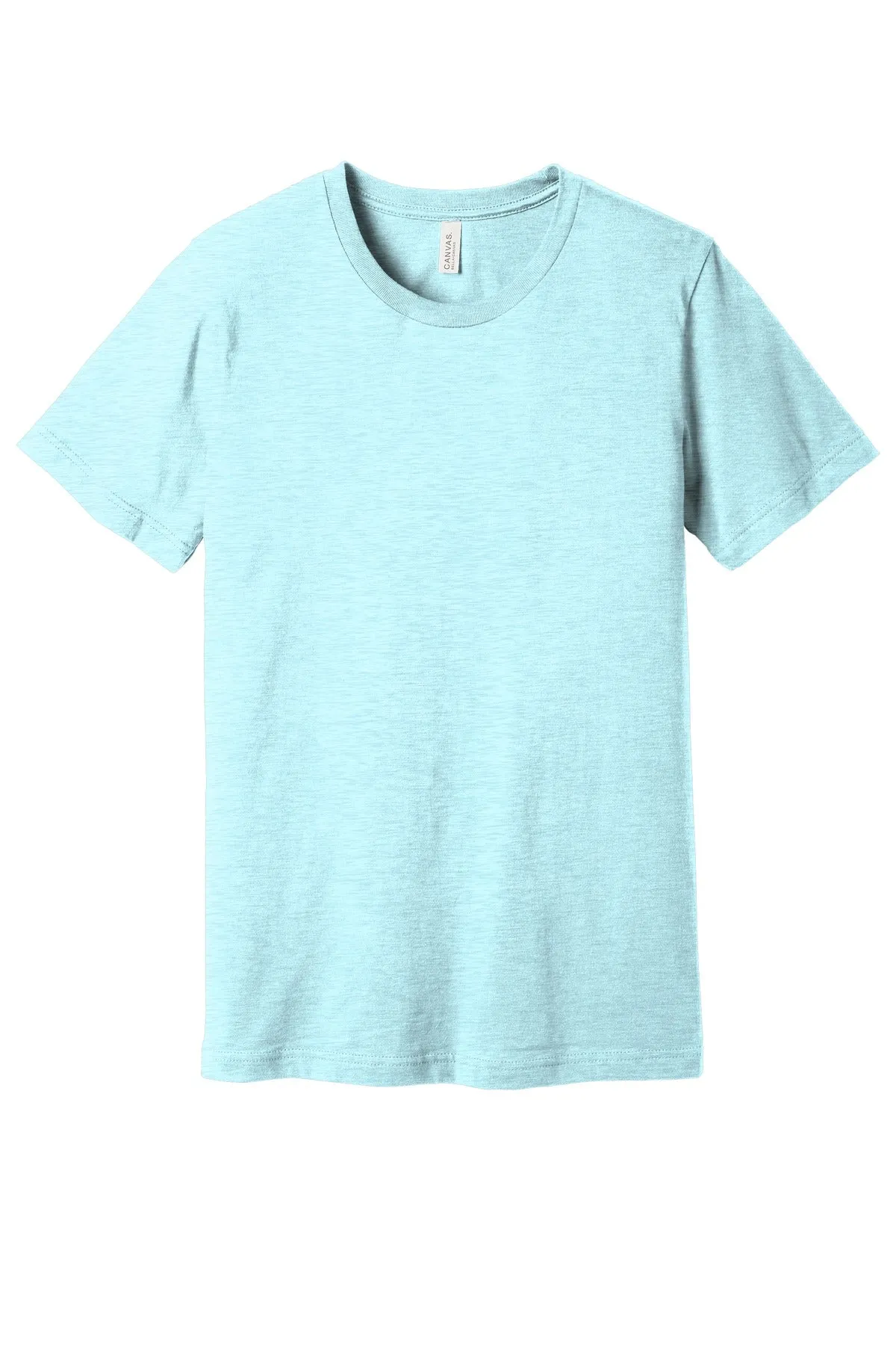BELLA CANVAS  Unisex Heather CVC Short Sleeve Tee. BC3001CVC Heather Prism Ice Blue