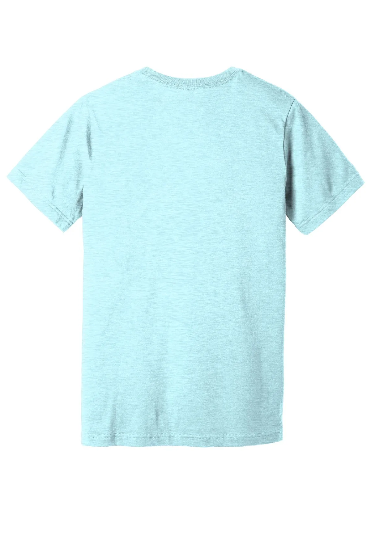 BELLA CANVAS  Unisex Heather CVC Short Sleeve Tee. BC3001CVC Heather Prism Ice Blue