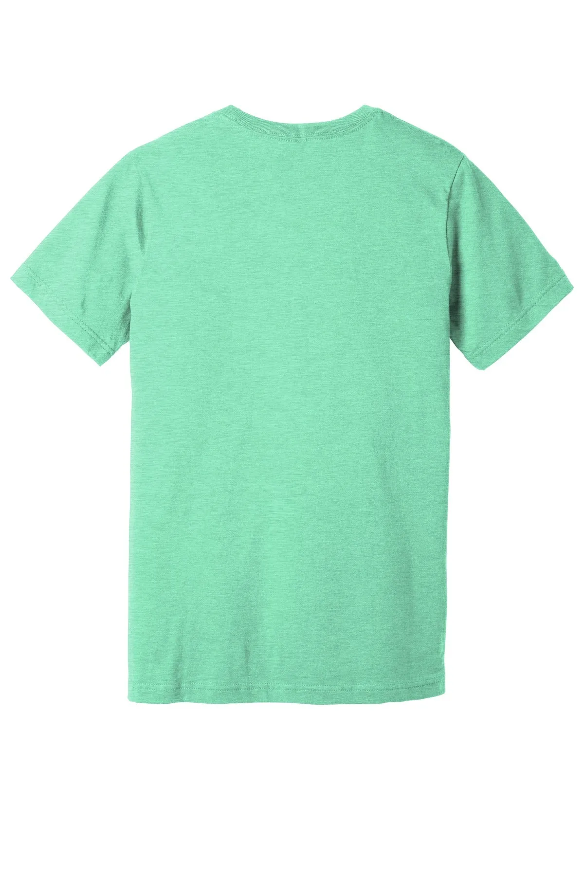 BELLA CANVAS  Unisex Heather CVC Short Sleeve Tee. BC3001CVC Heather Prism Mint