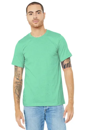 BELLA CANVAS  Unisex Heather CVC Short Sleeve Tee. BC3001CVC Heather Prism Mint