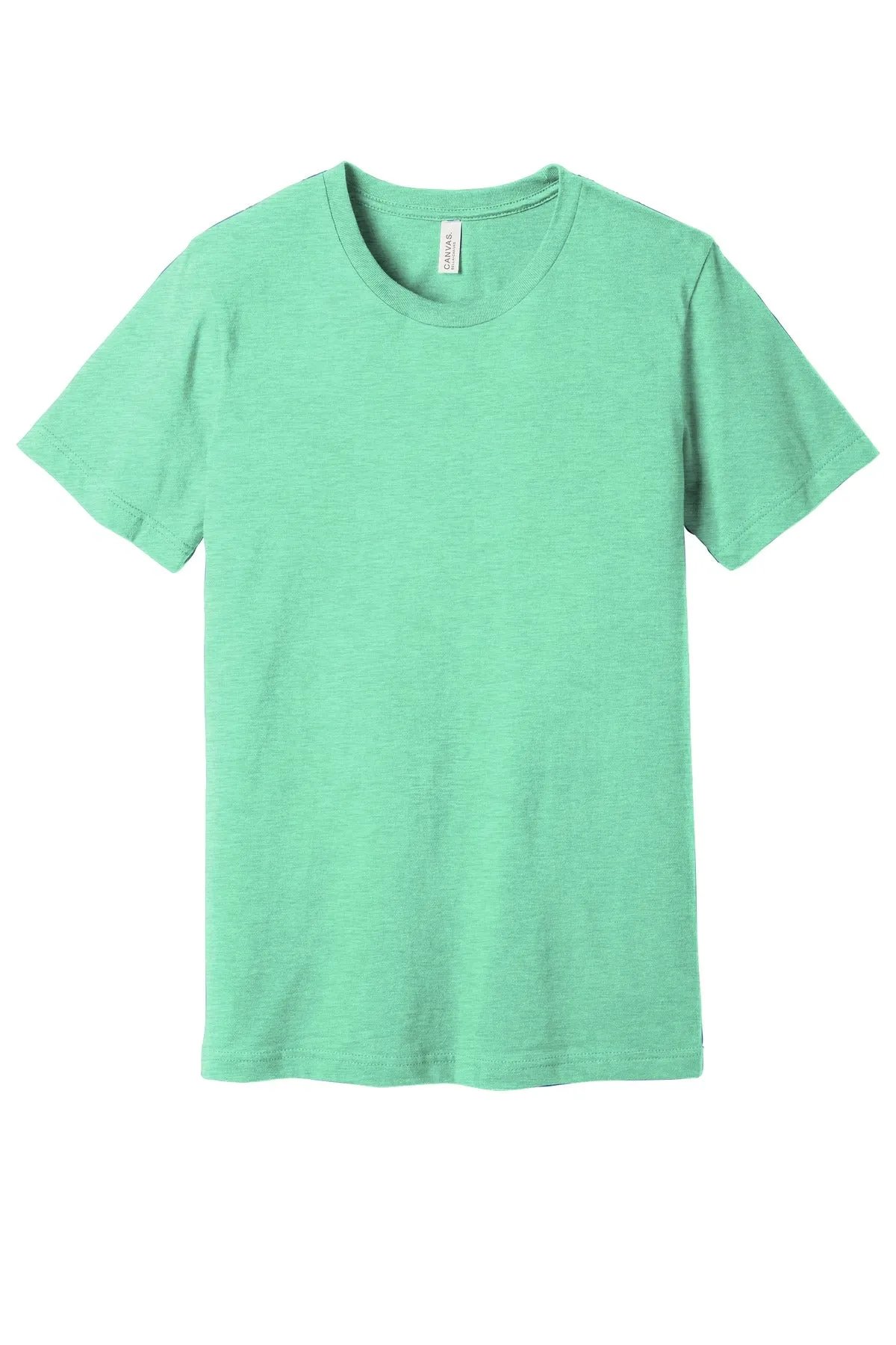 BELLA CANVAS  Unisex Heather CVC Short Sleeve Tee. BC3001CVC Heather Prism Mint