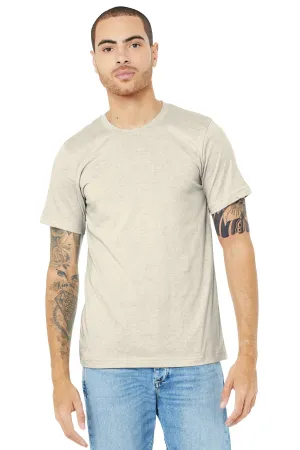 BELLA CANVAS  Unisex Heather CVC Short Sleeve Tee. BC3001CVC Heather Prism Natural