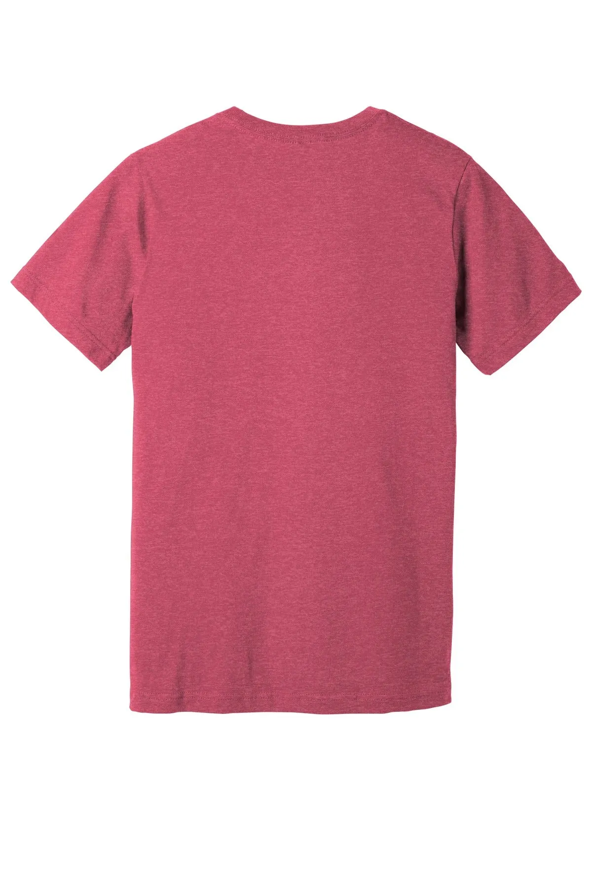 BELLA CANVAS  Unisex Heather CVC Short Sleeve Tee. BC3001CVC Heather Raspberry