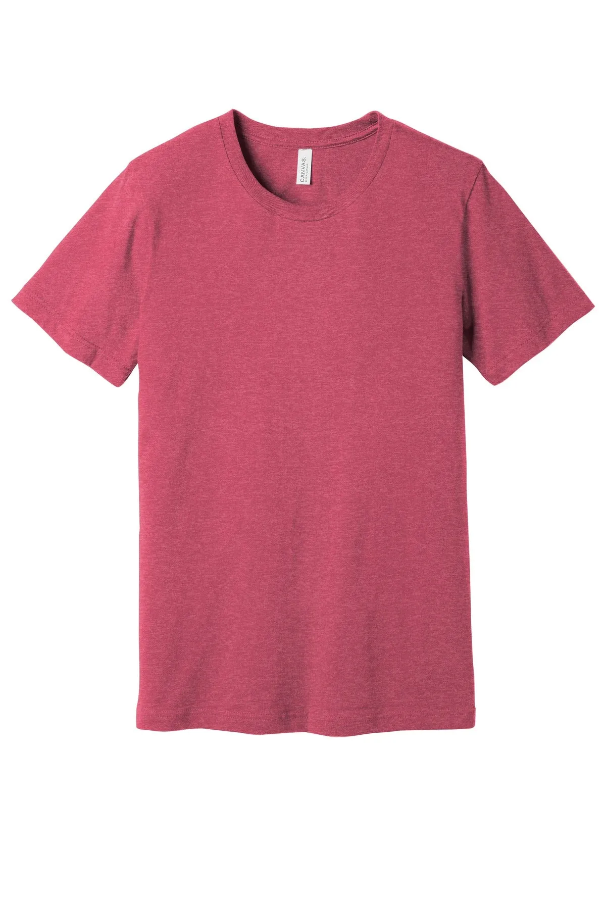 BELLA CANVAS  Unisex Heather CVC Short Sleeve Tee. BC3001CVC Heather Raspberry