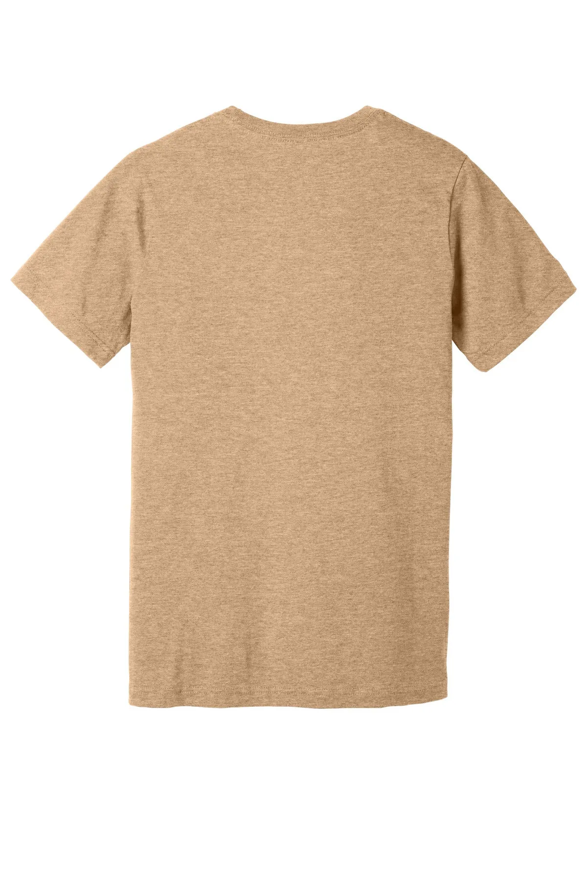 BELLA CANVAS  Unisex Heather CVC Short Sleeve Tee. BC3001CVC Heather Sand Dune
