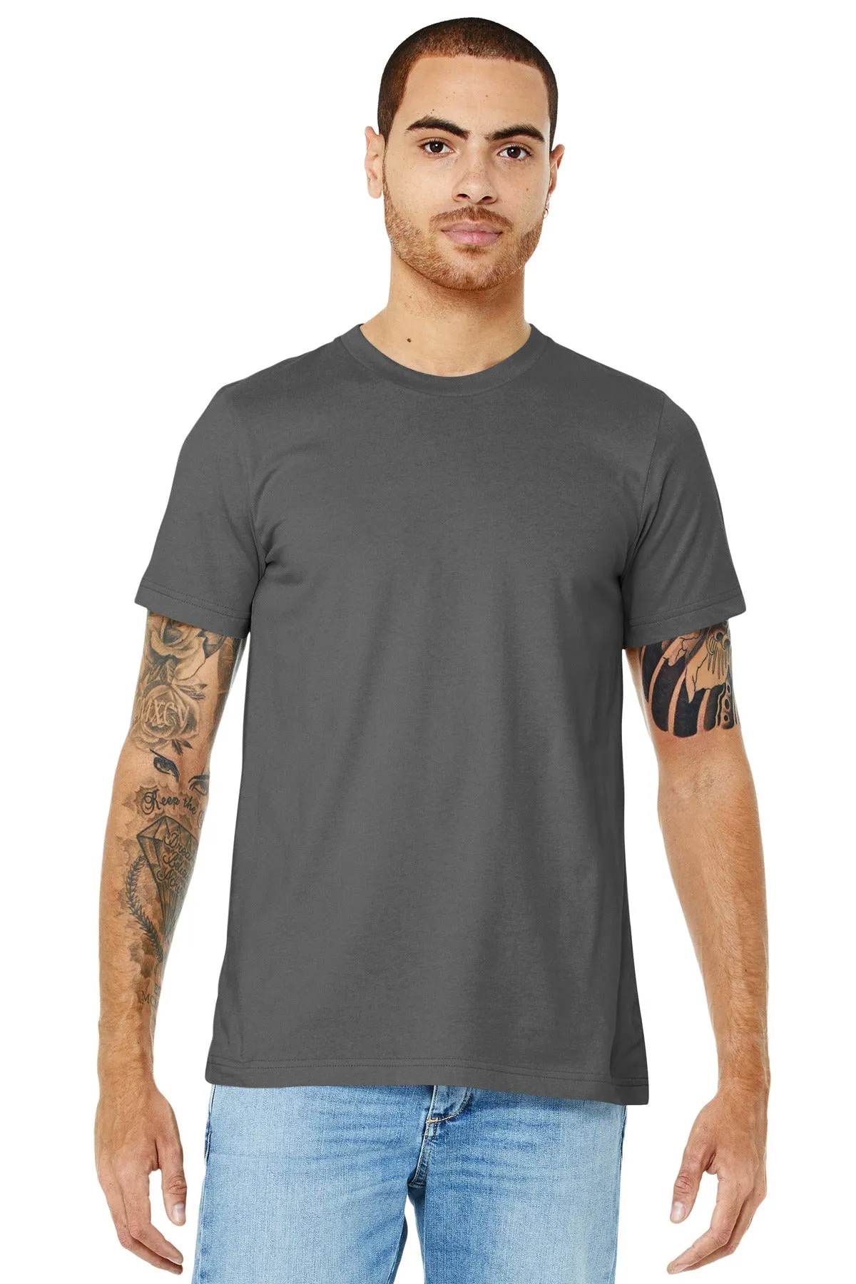 BELLA CANVAS  Unisex Jersey Short Sleeve Tee. BC3001 Asphalt