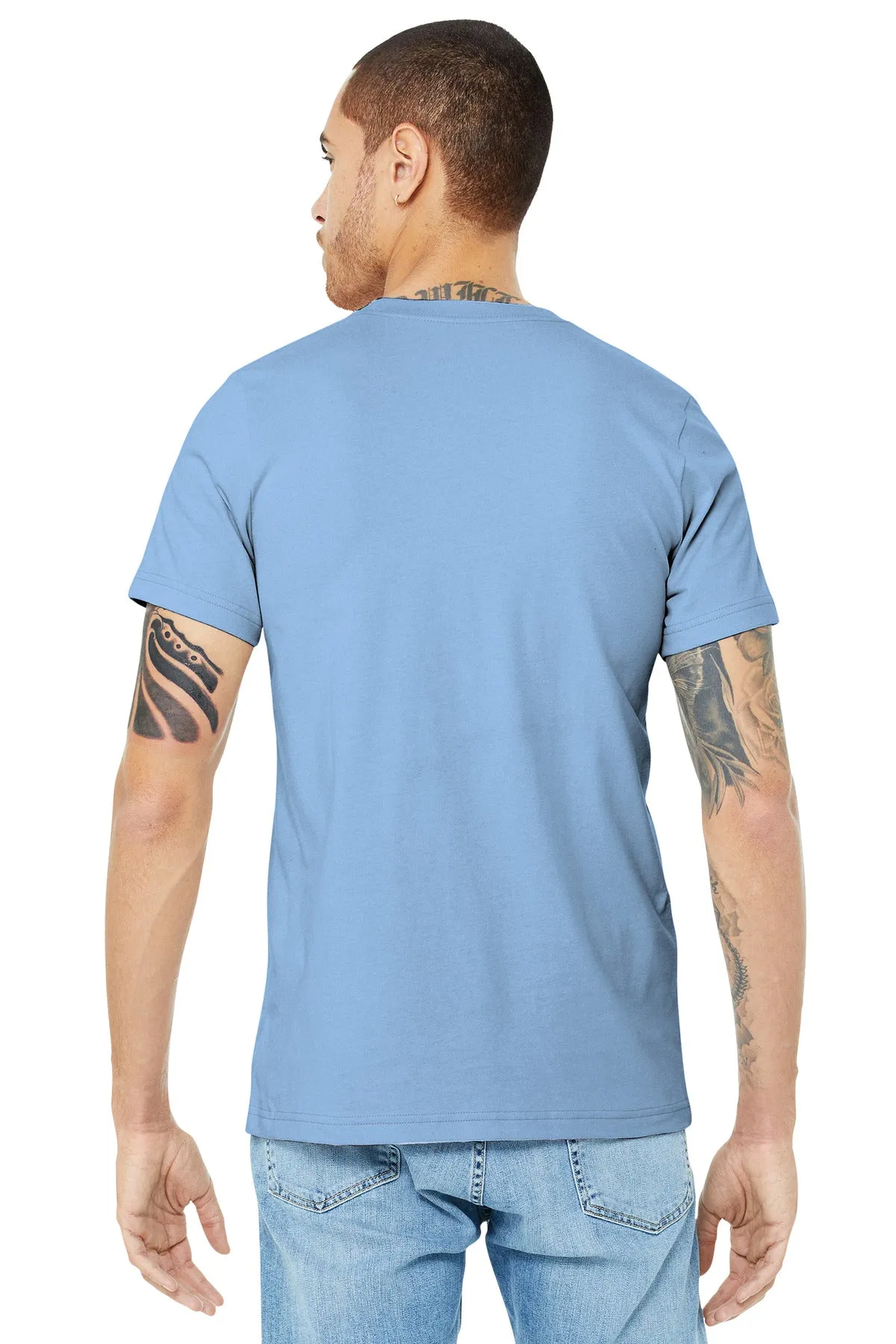 BELLA CANVAS  Unisex Jersey Short Sleeve Tee. BC3001 Baby Blue