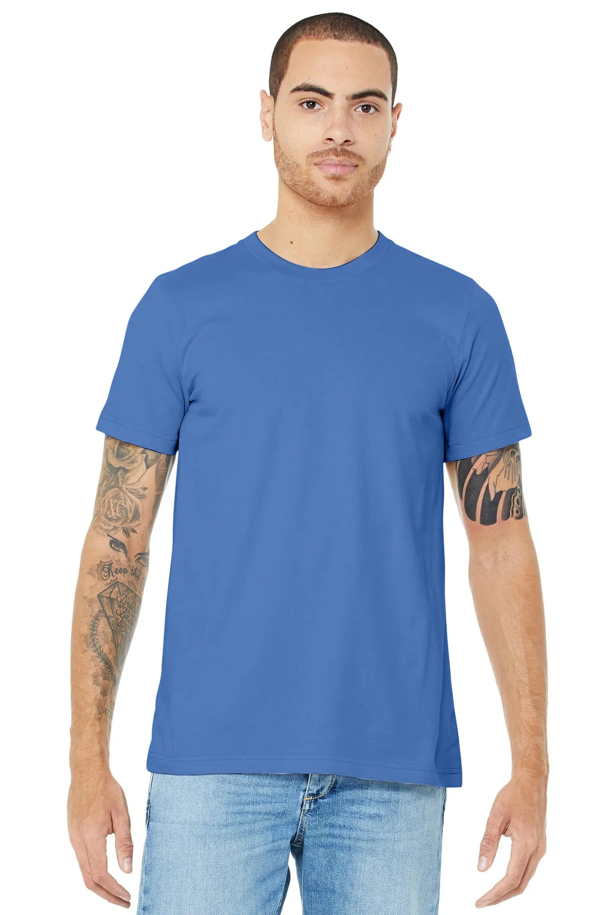 BELLA CANVAS  Unisex Jersey Short Sleeve Tee. BC3001 Columbia Blue