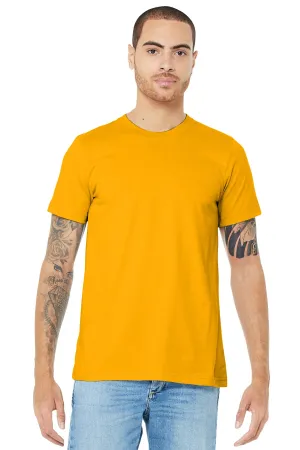 BELLA CANVAS  Unisex Jersey Short Sleeve Tee. BC3001 Gold