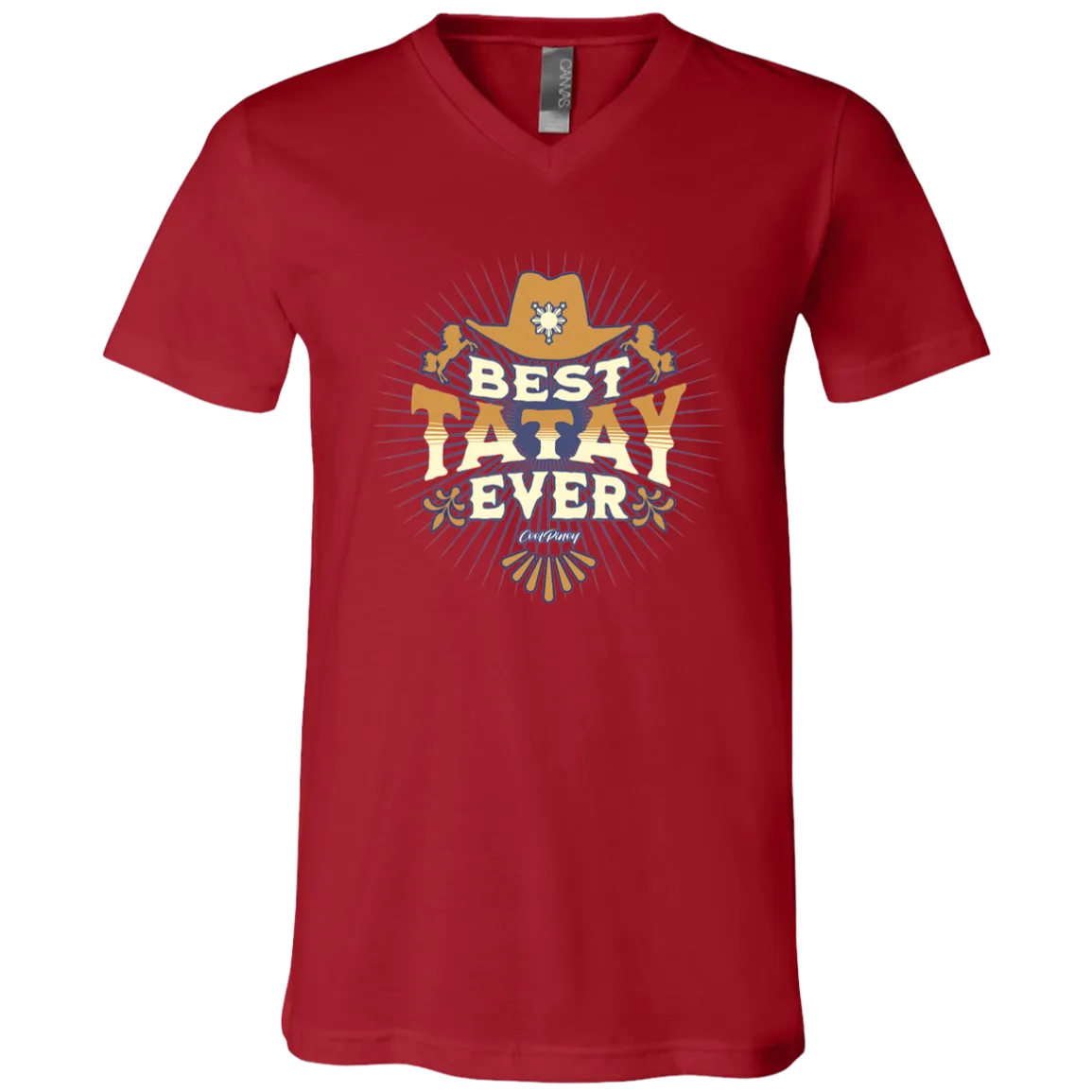 Best Tatay Ever Unisex Jersey V-Neck T-Shirt