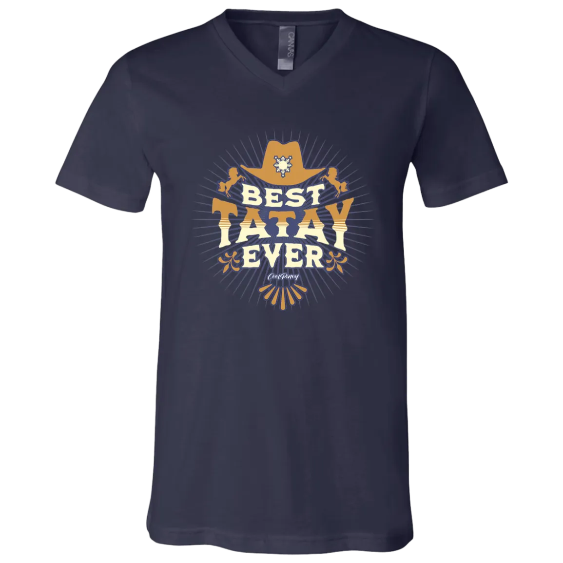 Best Tatay Ever Unisex Jersey V-Neck T-Shirt