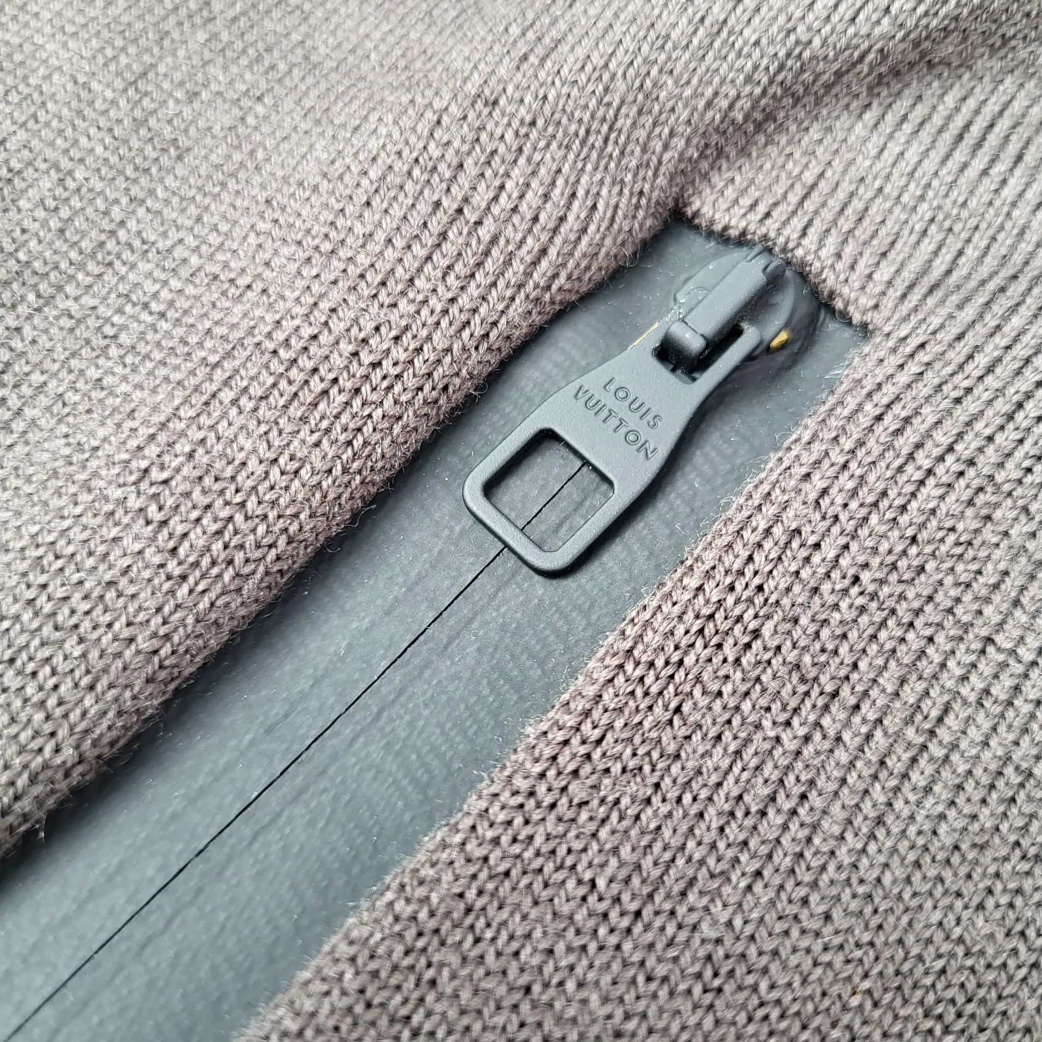 Black & Brown Hooded Jacket