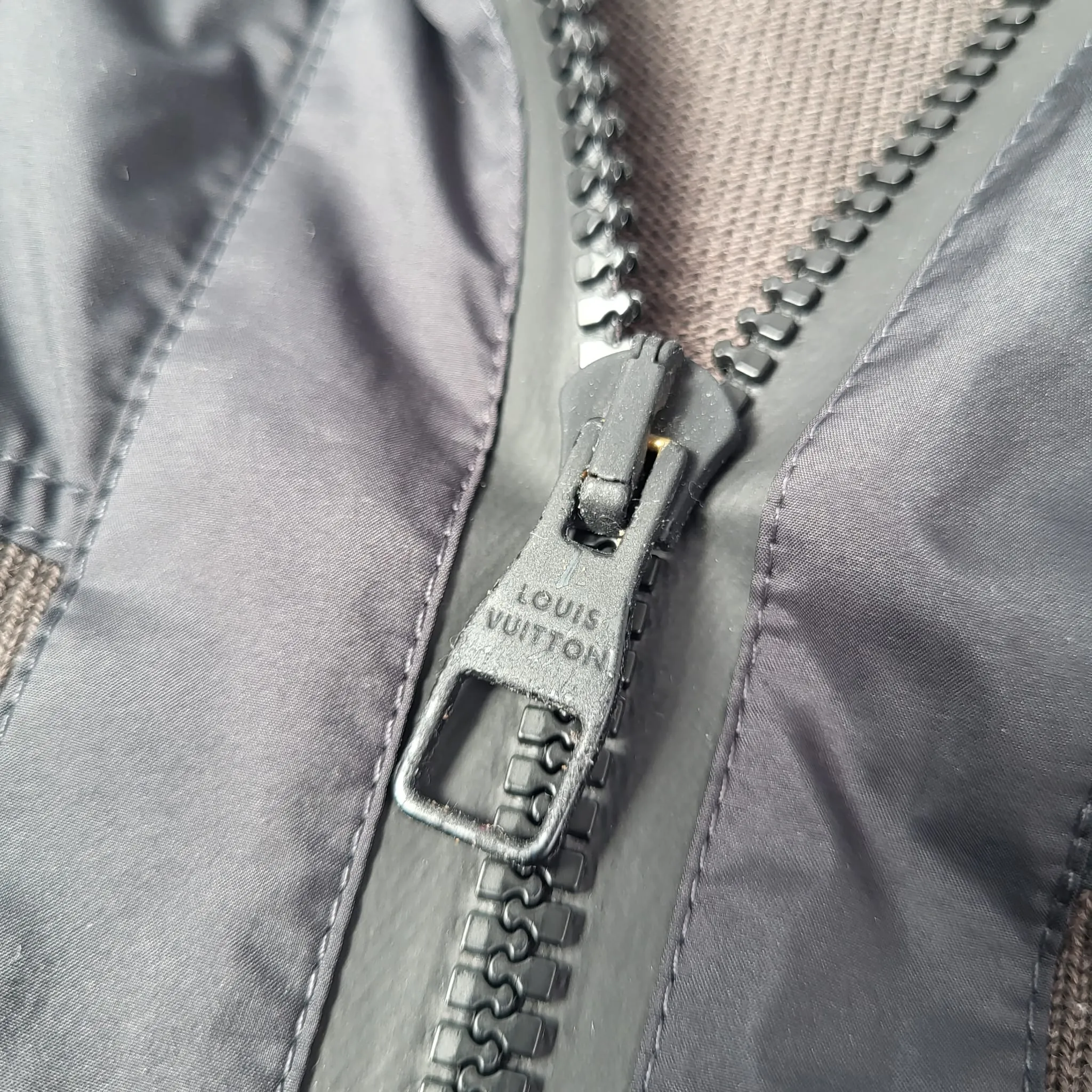 Black & Brown Hooded Jacket