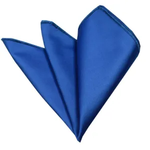 Blue Mens Pocket Square - Premium Silk Handkerchiefs for Suits