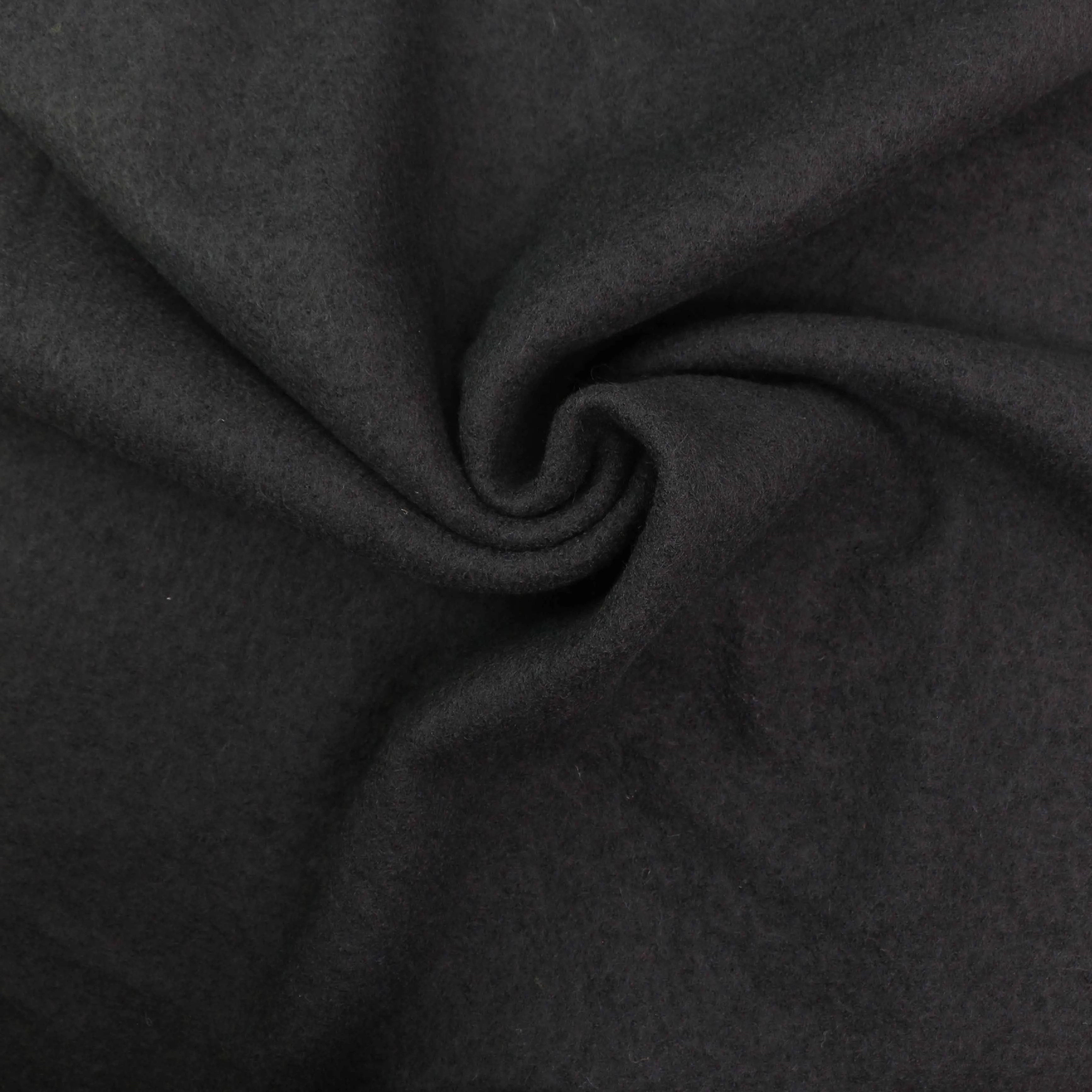 Boiled Wool Fabric - Mustard, charcoal, black, navy, teal