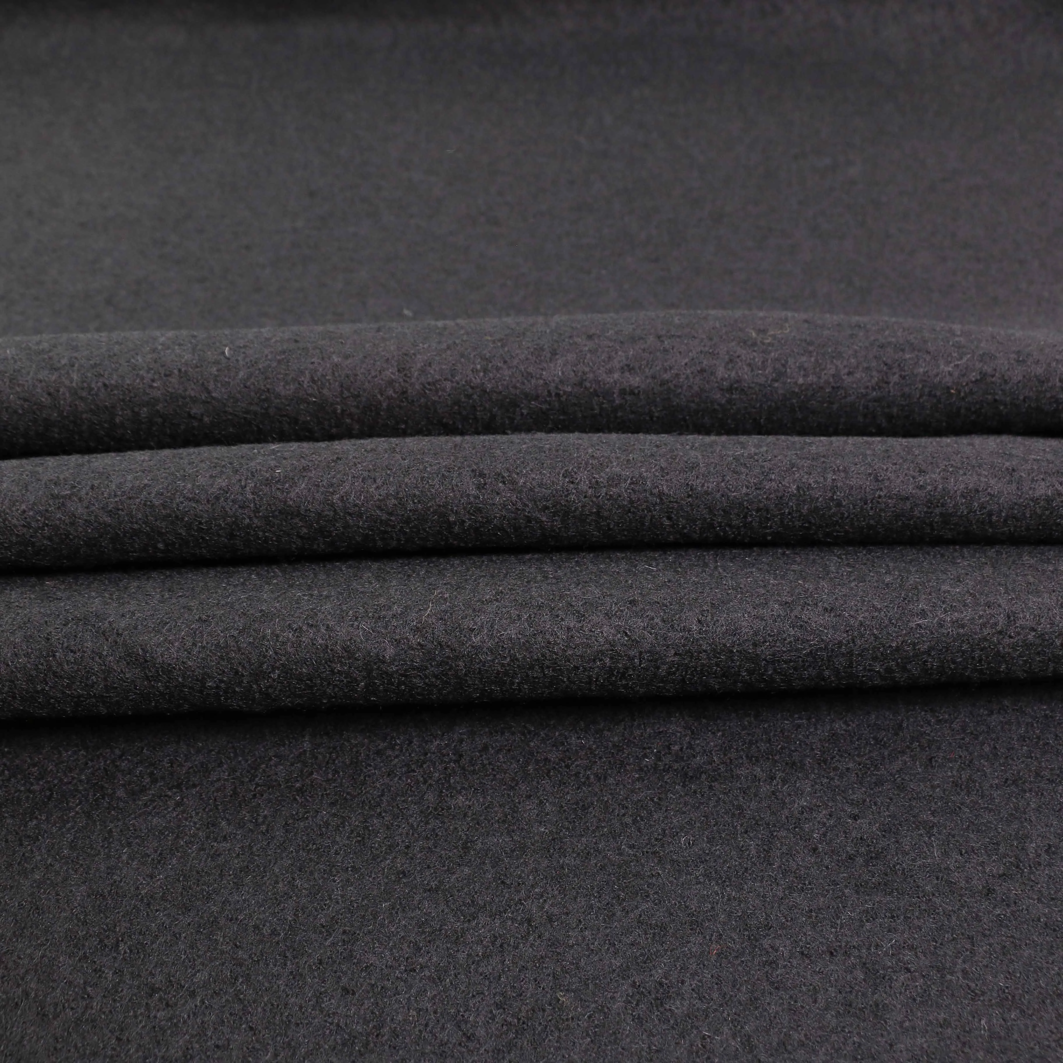 Boiled Wool Fabric - Mustard, charcoal, black, navy, teal