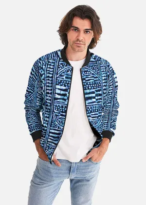 Bwana African Adire Men's Bomber Jacket