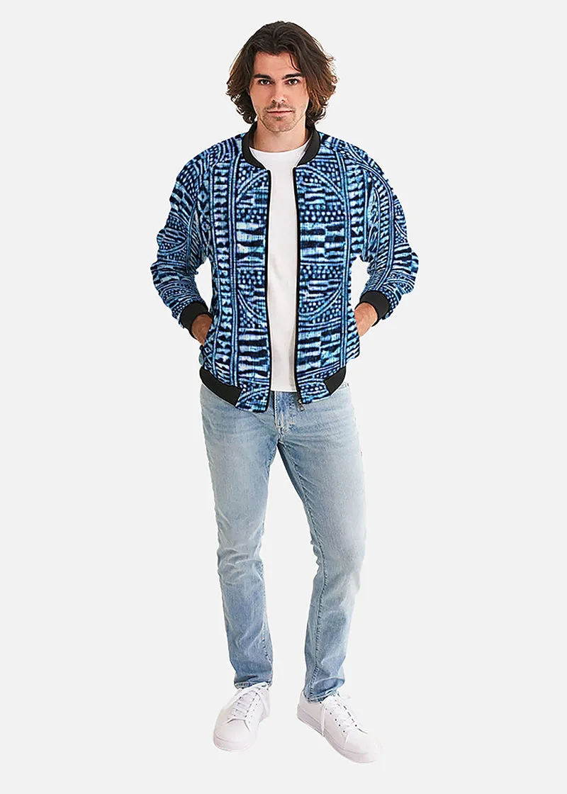 Bwana African Adire Men's Bomber Jacket